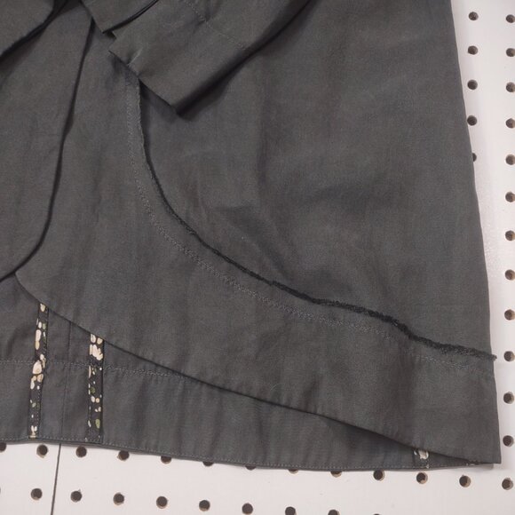 Burning Torch Silk Cotton Blend Jacket, Size Medium - Picture 7 of 9